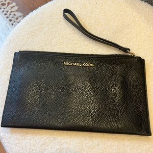 MK black wristlet